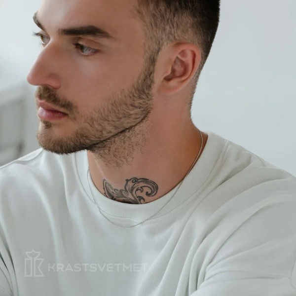 Цепь из серебра 925, плетение «Панцирь»